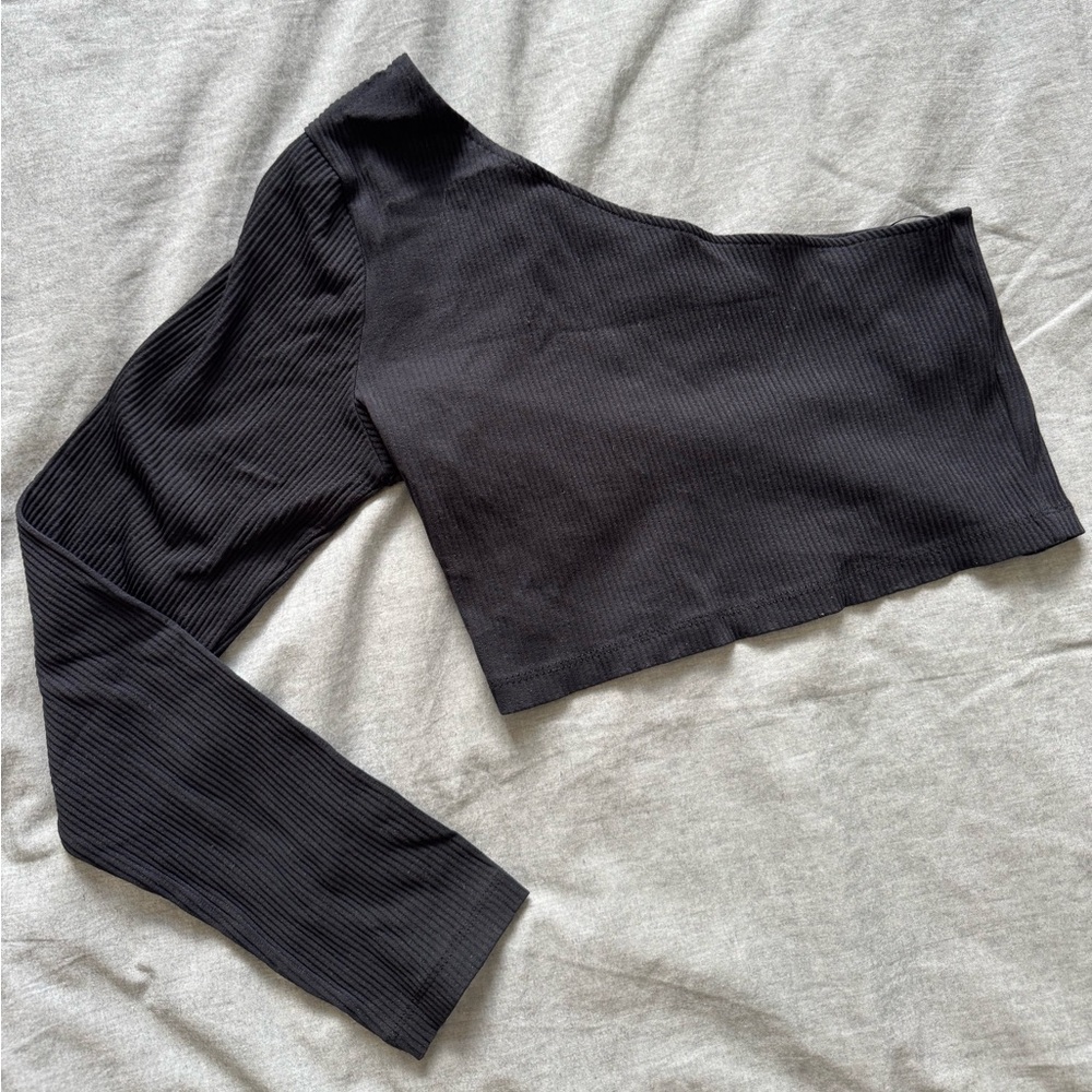 Zara Asymmetric Crop Top